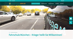 Desktop Screenshot of fahrschule-krieger.de